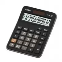 CASIO CALCULADORA MX-12B-BK ESCRITORIO 12 DIG DISP EXTRA GRANDE NEGRO