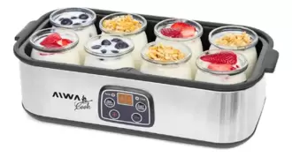 Yogurtera Electrica Dig Aiwa 8 Frascos de 180ML 1.4L AW-YG816