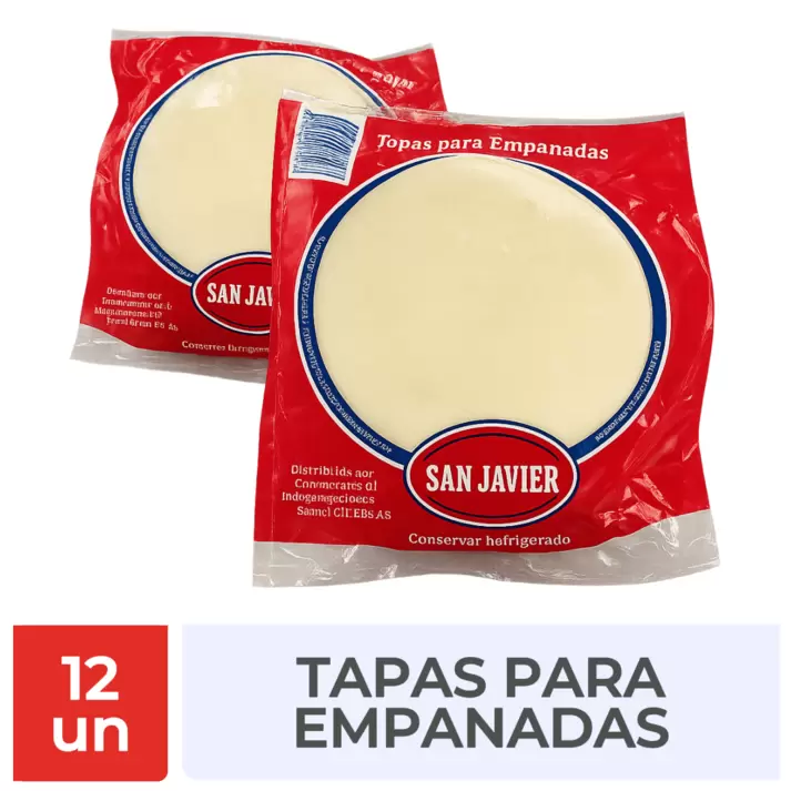 Tapa para Empanada San Javier  x 12 Un