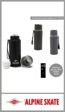 Termo Alpine Skate acero inoxidable 800ml
