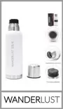 Termo Wanderlust acero inoxidable con pico 1000ml
