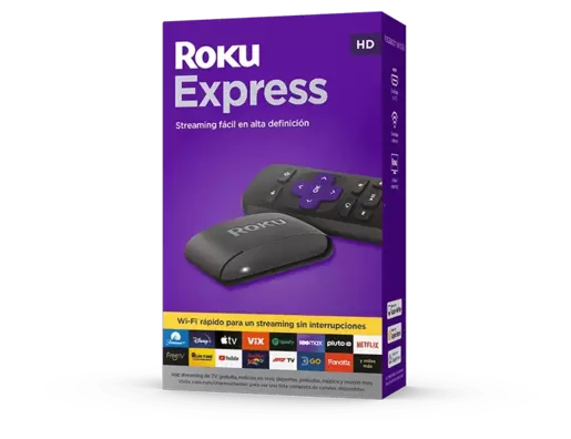 Reproductor Streaming Roku Express 3960RW | Full HD, Wi-Fi, DTS Digital