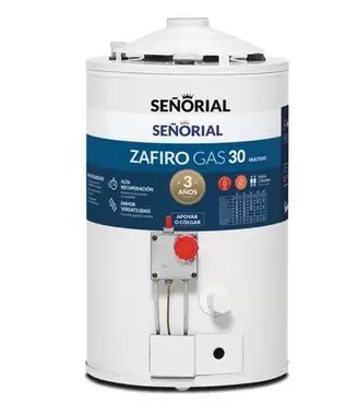 Termotanque Señorial 30 Litros Alta Recuperacion Línea A Gas