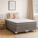 Conjunto Sommier Maxiking Crepúsculo Espuma 160x200cm.