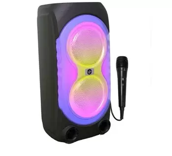Parlante Portatil Bluetooth Stromberg Lumos 2 Con Microfono Color Negro
