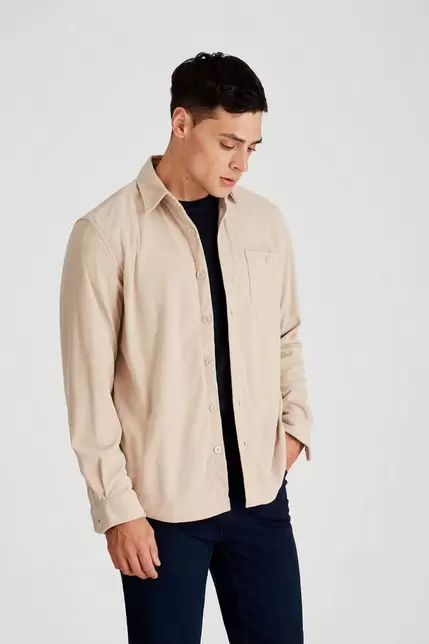 Camisaco Corderoy Beige