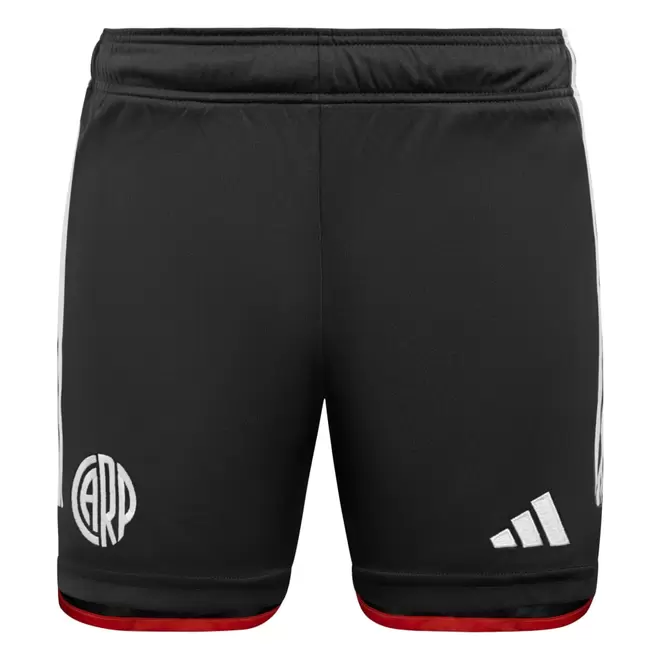 SHORT ADIDAS RIVER PLATE 3 FUTBOL NGO/RJO T/BCA UNISEX NENE NENA