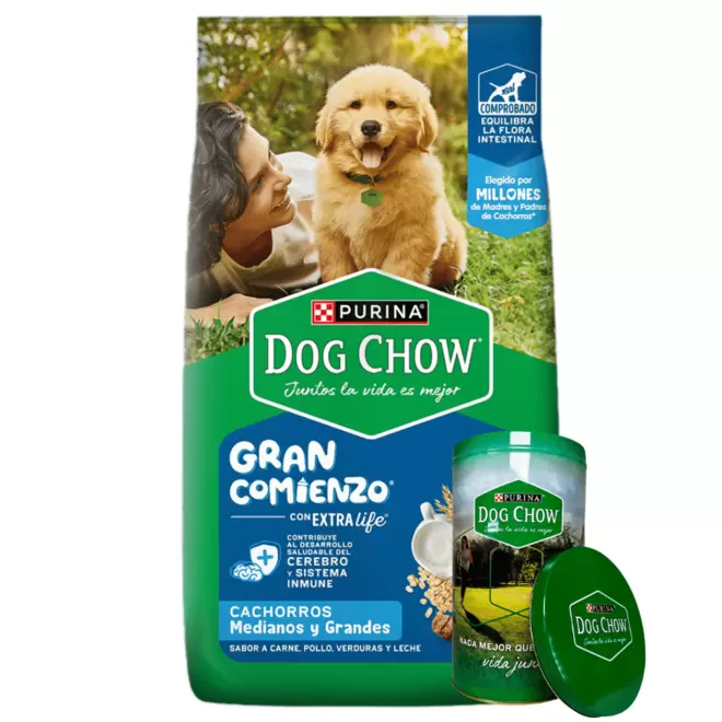 Alimento Dog Chow Cachorro Gran Comienzo Mediano Y Grande