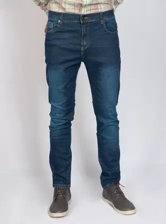 PANTALÓN DENIM CORTE CLÁSICO