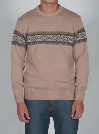 SWEATER CON GUARDA JACQUARD