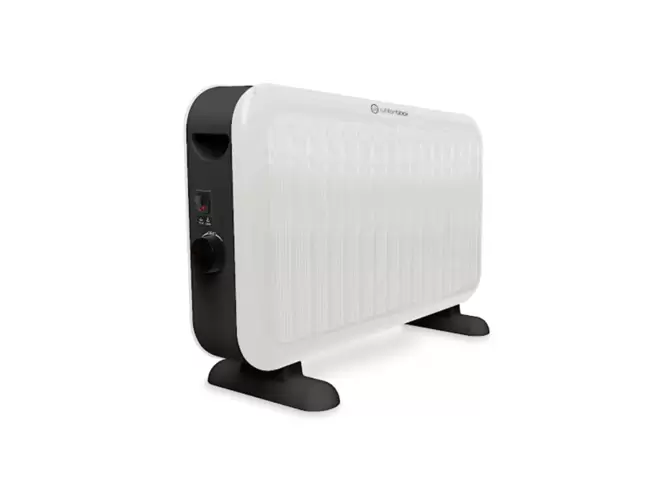 Convector Natural con Termostato 750/ 1250/ 2000 Wts. WHITENBLACK CNWB01