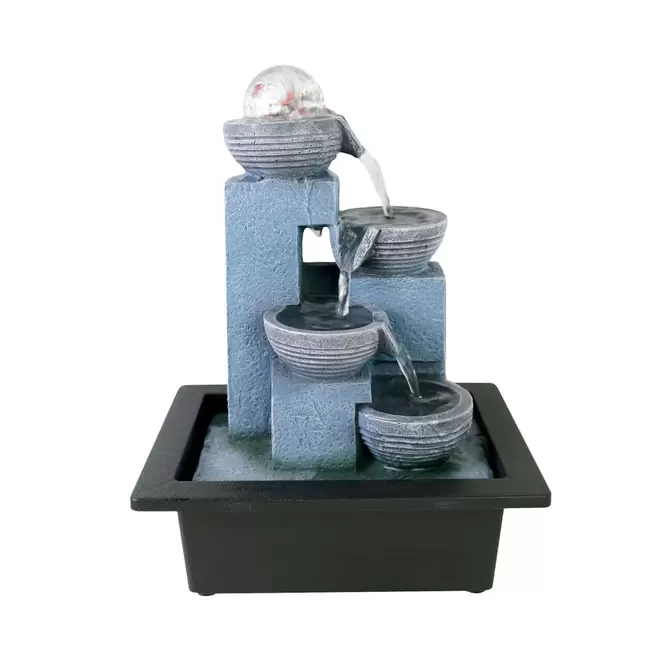 fuente de agua 4 cuencos 23x30cm