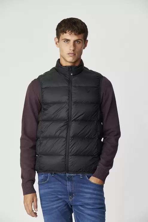 Wide Quilted Vest