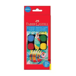 Set de acuarelas Faber Castell x 12 Uni