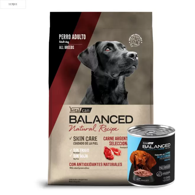 Balanced Natural Recipe Perro Adulto Carne