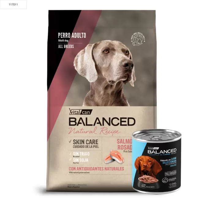 Balanced Natural Recipe Perro Adulto Salmon