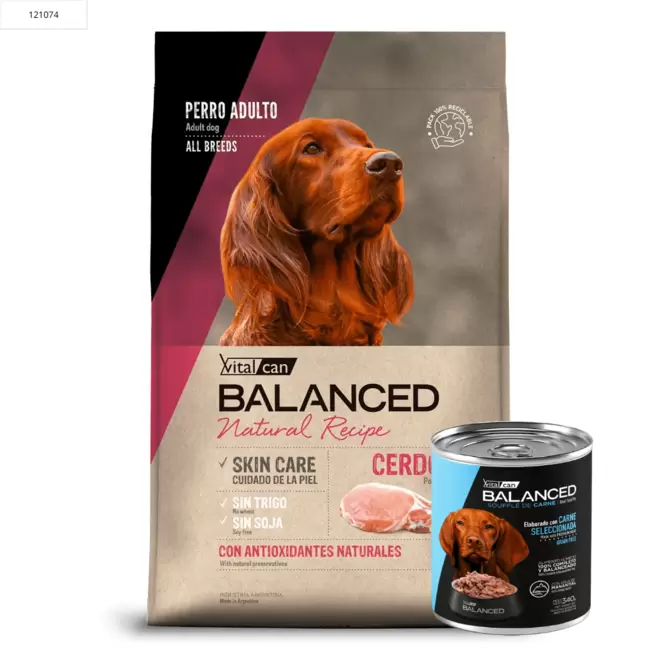 Alimento VitalCan Balanced Natural Recipe Cerdo
