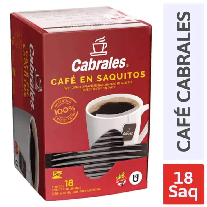 Café Cabrales en Saquitos 18 un