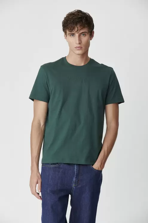 Ss Rubber Logo Tee