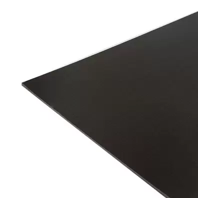 1 placa mdf plus negro 3mm (m)