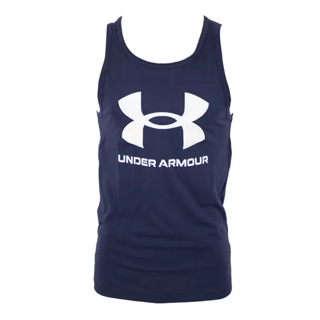 Musculosa Under Armour Logo Tank Az Hombre