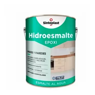 Sinteplast HidroEsmalte Epoxi Pisos y Paredes Color blanco 1L