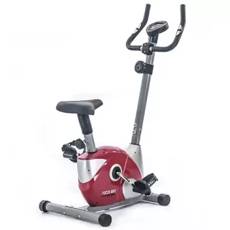 Bicicleta Fija Magnética, 8 niveles, resiste 110 kg, ajustable, disco 4kg,
