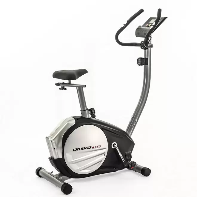 Bicicleta Fija Magnética, resiste 135 kg, disco 5kg, Asiento multiajustable. 8R.