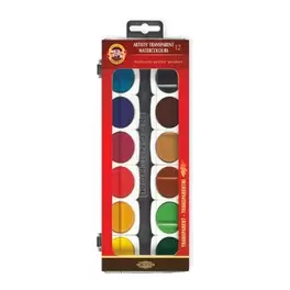 Set de acuarelas Koh-I-Noor x 12 1755 transparente