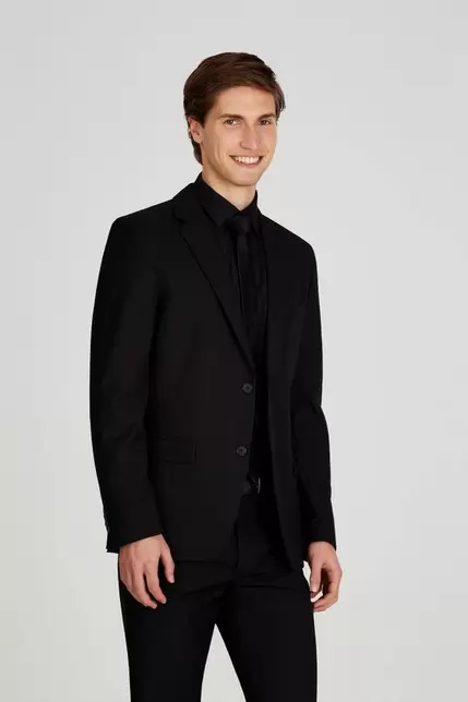 Traje SS100 liso entallado negro