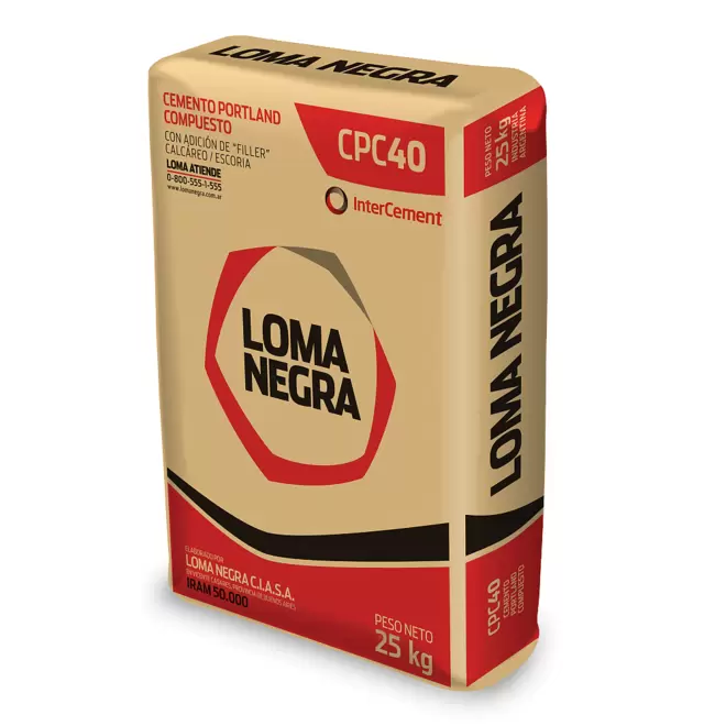 Cemento Loma Negra 25 Kg