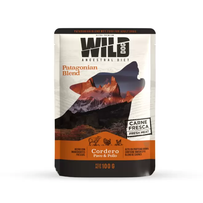 Pouch Wild Cordero, Pavo Y Pollo 100Gr
