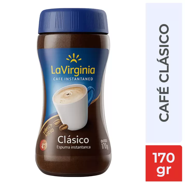 Cafe La Virginia Clasico Espuma Frasco 170g