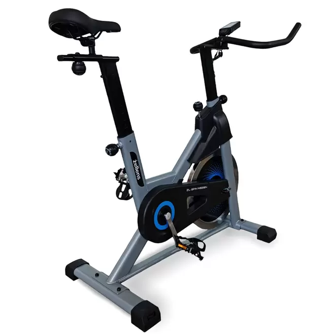 Bicicleta indoor residencial, disco 22 kg con correa, kinomap, resiste 120 kg