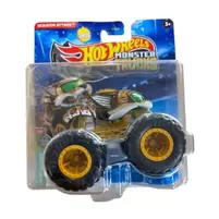 AUTITO HOT WHEELS MONSTER TRUCKS SCRATH ATTACK 1:64 FYJ-44 MATTEL