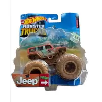 AUTITO HOT WHEELS MONSTER TRUCKS SCRATH JEEP 1:64 FYJ-44 MATTEL