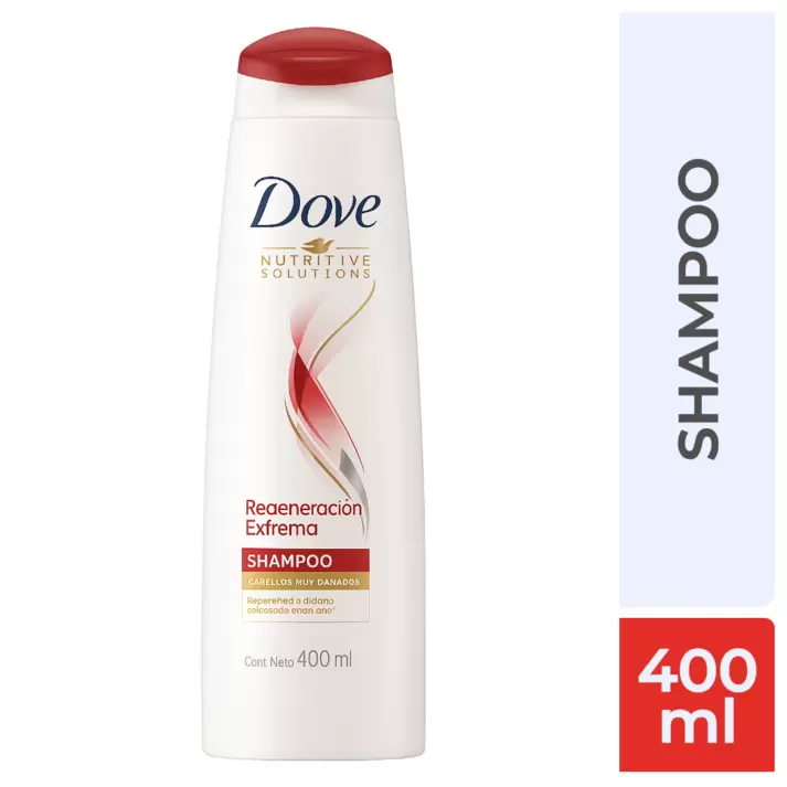 Shampoo Dove Regeneración Extrema 400 ml