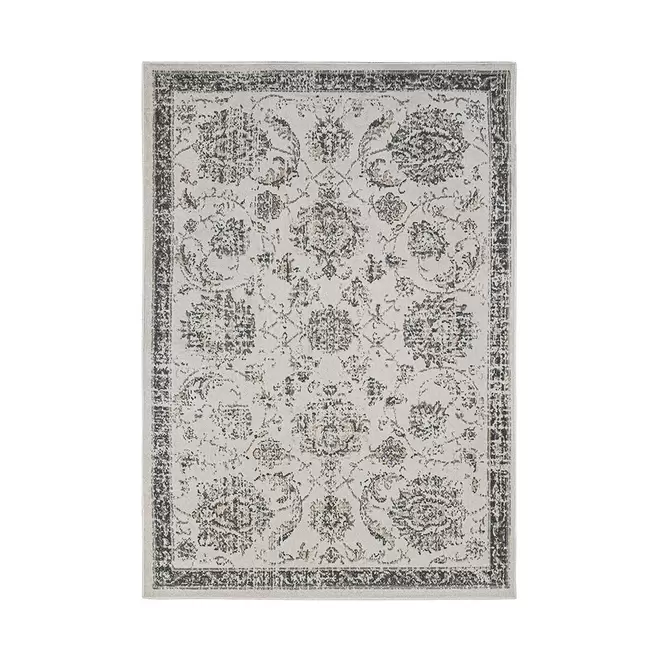 Alfombra Polypropelene Gris 160x230 Cm Aras Mito