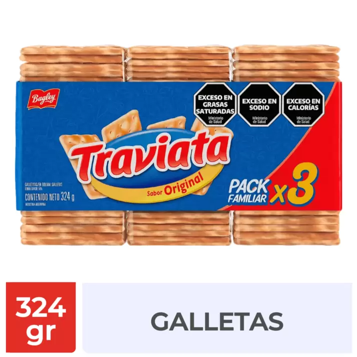 Galleta Traviata Agrupada x 324gr