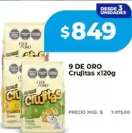 9 de oro - Crujitas