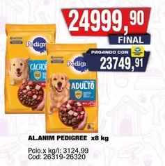 Pedigree - AL.ANIM PEDIGREE x8 kg