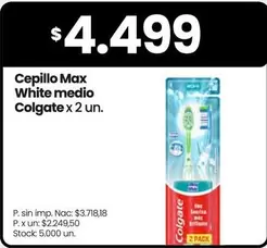 Colgate - Cepillo Max White medio
