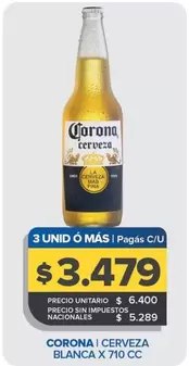Corona - CERVEZA BLANCA X 710 CC