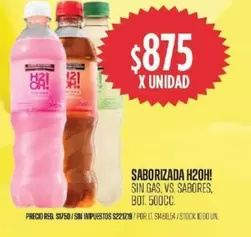 X$ - SABORIZADA H2OH!