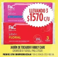 JABÓN DE TOCADOR FAMILY CARE