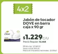 Dove - Jabón de tocador en barra