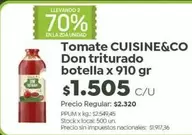 X$ - Tomate triturado