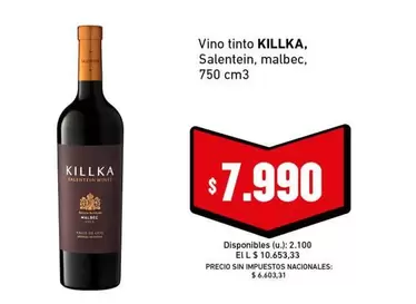 Killka - Vino tinto