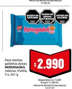 Merengadas - galletitas dulces MERENGADAS