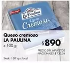 La paulina - Queso Cremoso
